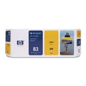  HP 83 UV Ink Cartridge,For Designjet 5000/5000PS,Yellow 