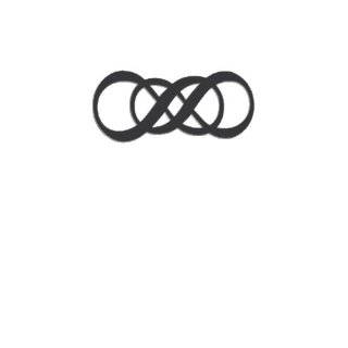 Double Infinity Wrist Temporary Tattoo Pack   6 Tattoos Per Pack