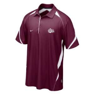   Nike Maroon Coachs Sideline Play Action Pass Polo