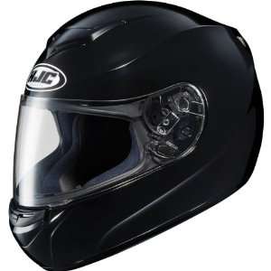  HJC Solid Mens CS R2 On Road Motorcycle Helmet   Black 