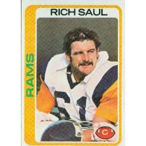  1978 Topps #498 Rich Saul   Los Angeles Rams (Football 
