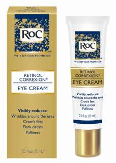 RoC Retinol Correxion Eye Cream, 0.5 Ounce Tube Roc Roc Retinol 