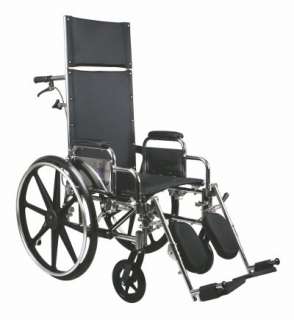Medline Recliner Reclining Wheelchair & Legrests 20  