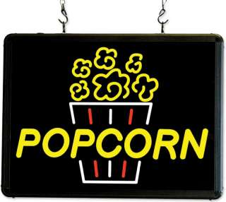   Lighted Sign, Popcorn Popper Machine Maker Merchandiser Display  