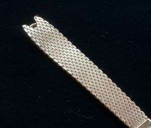 Fine gold mesh band for loop end watch JB Champion USA  