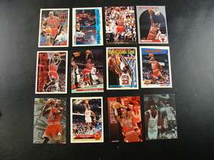 12 Card Lot 1991 NBA HOOPS Michael Jordan Slam Dunk #IV  
