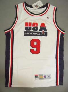 New Michael Jordan #9 Team USA White Basketball Jersey  