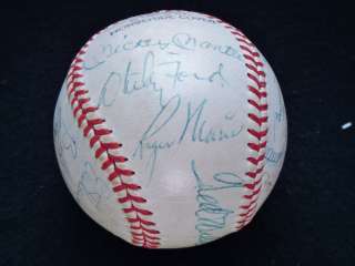 Vintage Mickey Mantle Roger Maris Ted Williams Signed Baseball Auto 