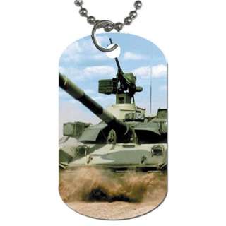 72 Army Tank Dog Tag Necklace  