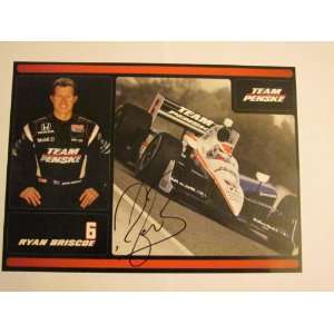   Racing Photo Card (6.5 in. x 9.0 in.) (Indy   Car #6 / Team Penske