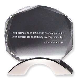  Opportunity Crystal Inspirational Desk Sculpture Jewelry