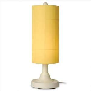 Coronado Table Lamp in White Shade Chili Linen