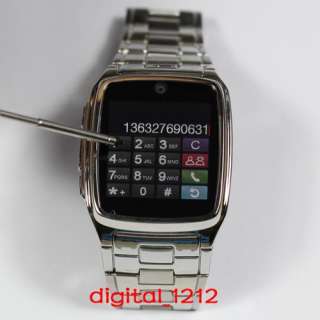 Watch Mobile Cell phone Full metal Bluetooth Camera /4 Java2.0 
