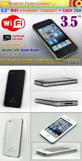Wi Fi 2G0 Téléphone mobiles Ecran Tactile E9000  