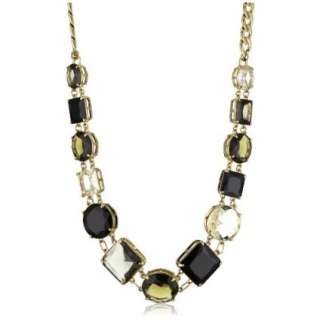 Kate Spade New York Crystal Kaleidoscope Black Multi Long Necklace 