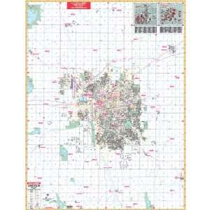  Universal Map 762554525 Lincoln NE Wall Map 2nd Edition 