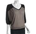 Casual Couture by Green Envelope 3 4 Sleeve Tops Tees   up to 