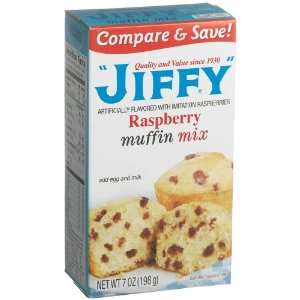 Jiffy Raspberry Muffin Mix 7 oz  Grocery & Gourmet Food