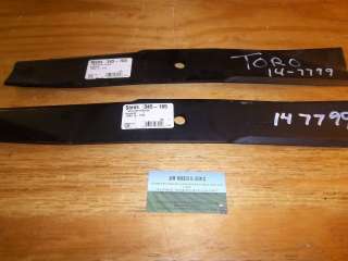 TORO MULCHING BLADES #14 7799 #79 3061 SET OF 2~~NEW~~  