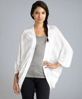 Gypsy 05 white stripe burnout jersey dolman cardigan