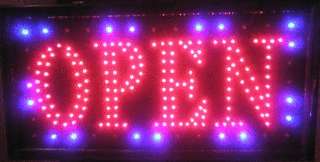 Animated LED Neon Light Open Sign Classic Look 732  