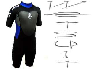 Superstretch 3mm Wetsuit Man Scuba Diving Shorty SZ XL  