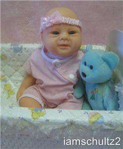   Rare Sandy Faber Uneeda Lifelike Newborn Baby Doll  Reborn/Play  