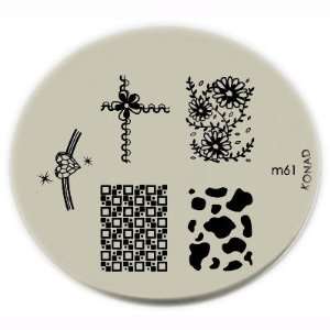  Konad Stamping Nail Art Image Plate   M61 Beauty