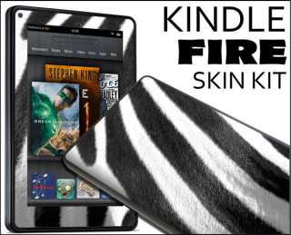  Kindle Fire Skin Vinyl Decal eBook Netbook Tablet #024 Zebra 