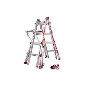  Little Giant 24 in 1 Ladder w/Wheels Leg Leveler & Work 