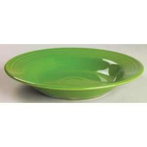   Green Large Rim Soup Bowl, Fine China Dinnerware