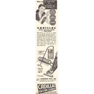  Print Ad 1949 Cadillac Vacuum Cleaners Cadillac Books
