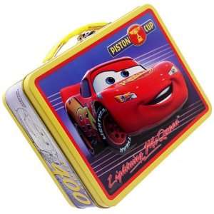    Cars Disney Movie Lightning McQueen Tin Lunch Box Toys & Games