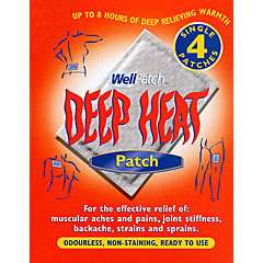Deep Heat Patch 4 single Patches  