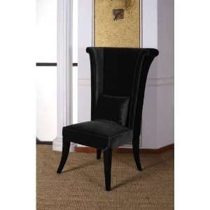  Armen Living LC847SIBL Mad Hatter Dining Chair in Black 