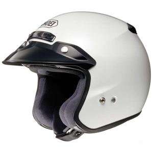  Shoei RJ Platinum R Open Face Helmet   Small/Crystal White 