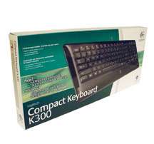  Logitech Compact Keyboard K300 (Black) Electronics