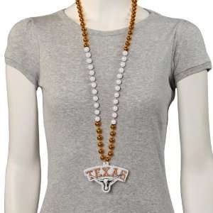  NCAA Texas Longhorns Team Logo Medallion Beads