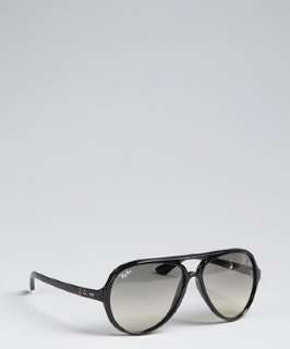 Ray Ban glossy black plastic Cats 5000 sunglasses   up to 70 