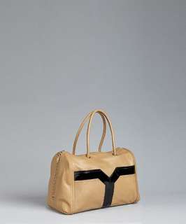 Yves Saint Laurent beige calfskin Lucky Chyc boston bag