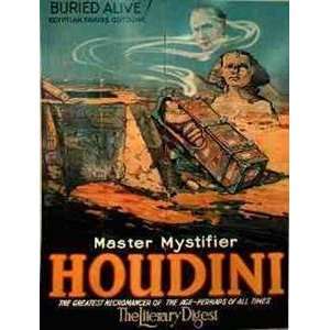    POSTERS   Houdini   Buried Alive  Magic Trick Acce