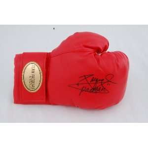 Manny Pacquiao Signed Boxing Glove   Red   Autographed Boxing Gloves 