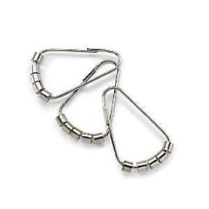   Shower Curtain Rings   Set of 12   Chrome Finish   by Matex Mills