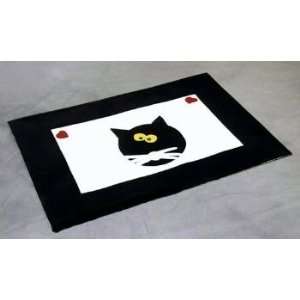  Floor Cloth Placemats SM Funny Cat Face