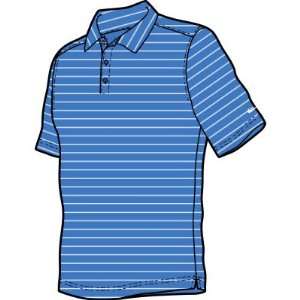  Nike Golf Mens Sphere Dry Stripe Polo Shirt   Stone Blue 