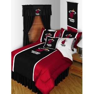  Miami Heat Twin Size Sidelines Collection Bedroom Set 