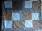 Hopscotch quilt pattern crib or lap w pillowcase NEW  