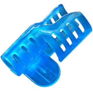 KT162 10 pcs Blue Nail Protector Plastic Cover Shield C  