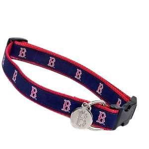  Sporty K9 Boston Red Sox Pet Collar   Navy Medium/Large