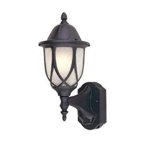 Capella Motion Detector 1 Light 15 Black Outdoor Wall Lantern with 